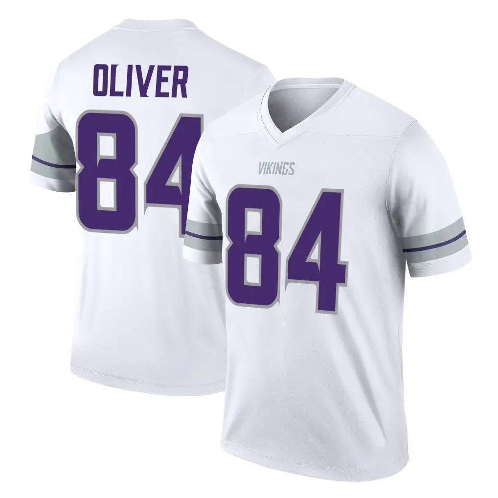 Jdoa MN.Vikings #84 Josh Oliver Player White Alternate Legend Home Game Stitched Jerseys