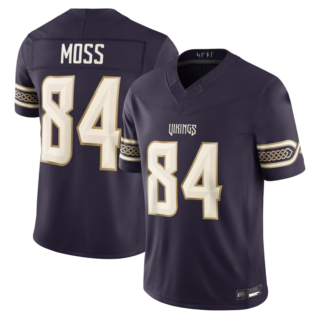 Jdoa MN.Vikings #84 Randy Moss Purple 2026 Rivalries Collection Limited Stitched Jerseys