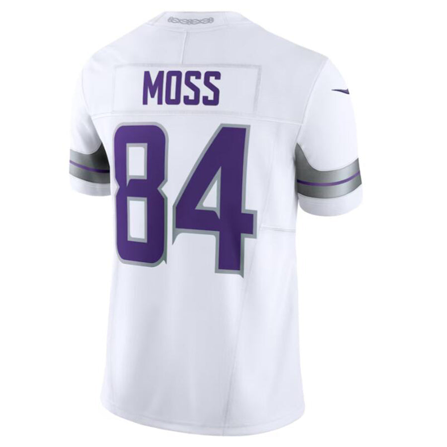 Jdoa MN.Vikings #84 Randy Moss White Alternate Retired Player Game Stitched Jerseys