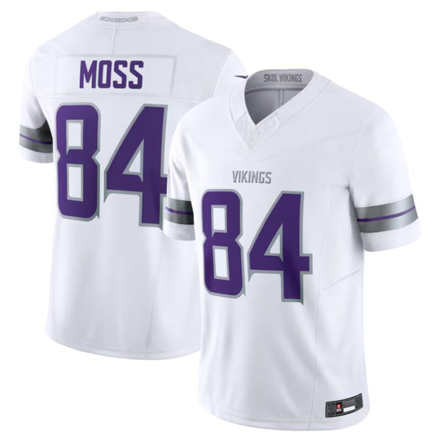 Jdoa MN.Vikings #84 Randy Moss White Alternate Retired Player American Stitched Jerseys