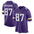 Jdoa MN.Vikings #87 T.J. Hockenson Player Purple Home Game Stitched Jerseys