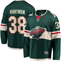 Jdoa M.Wild #38 Ryan Hartman Green Home Breakaway Player Jerseys