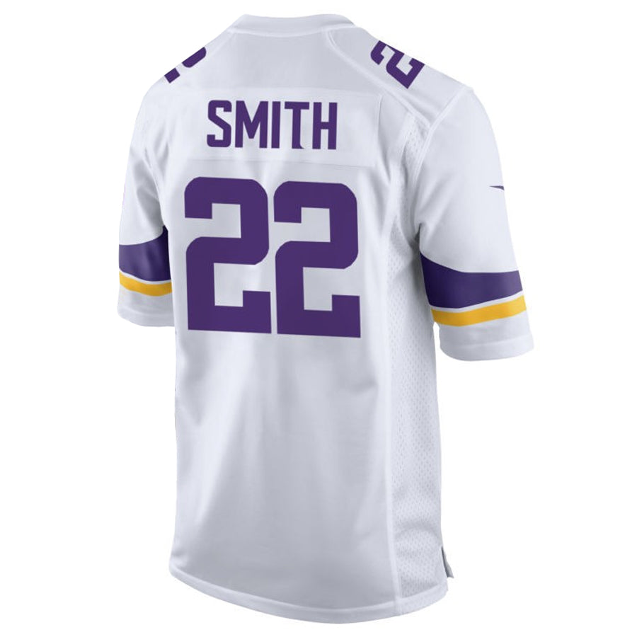 Jdoa MN.Vikings #22 Harrison Smith Player White Home Game Stitched Jerseys