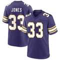 Jdoa MN.Vikings #33 Aaron Jones Player Purple Classic Game Stitched Jerseys