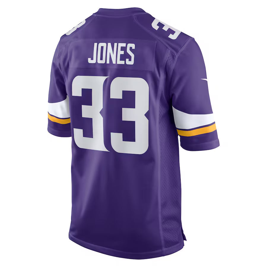 Jdoa MN.Vikings #33 Aaron Jones Player Purple Home Game Stitched Jerseys