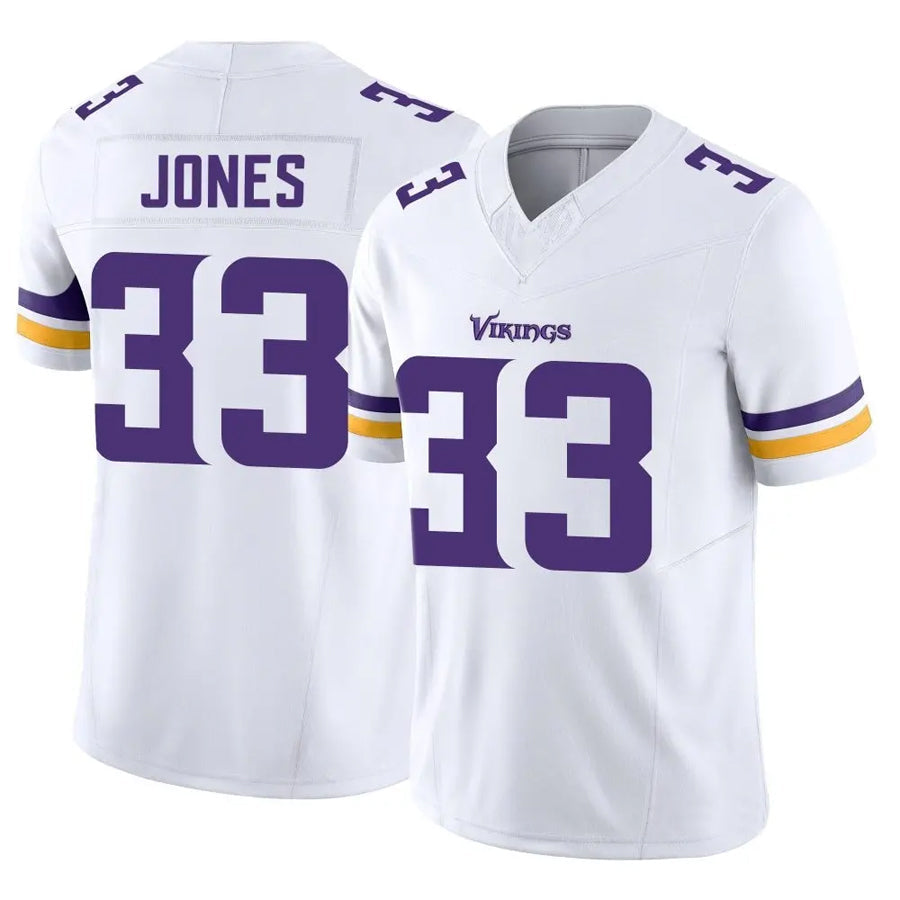 Jdoa MN.Vikings #33 Aaron Jones Player White Vapor F.U.S.E. Limited Stitched Jerseys