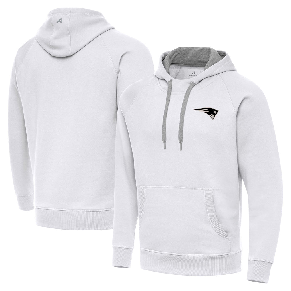 Jdoa NE.Patriots White Pullover Hoodies Limited Blank Player Stitched Jerseys