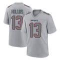 Jdoa NE.Patriots #13 Mack Hollins Player Gray Fashion Limited Home Game Stitched Jerseys