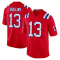 Jdoa NE.Patriots #13 Mack Hollins Player Red Home Game Stitched Jerseys