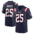 Jdoa NE.Patriots #25 Marcus Jones Player Navy Home Game Stitched Jerseys