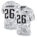 Jdoa NE.Patriots #26 Hassan Haskins Player Arctic Camo Salute To Service Limited Game Stitched Jerseys