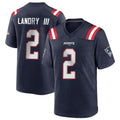 Jdoa NE.Patriots #2 Harold Landry III Player Navy Home Game Stitched Jerseys