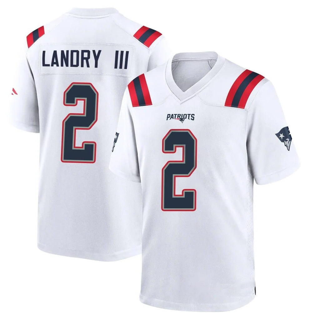 Jdoa NE.Patriots #2 Harold Landry III Player White Home Game Stitched Jerseys