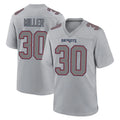 Jdoa NE.Patriots #30 Jam Miller Player Gray Fashion Limited Home Game Stitched Jerseys