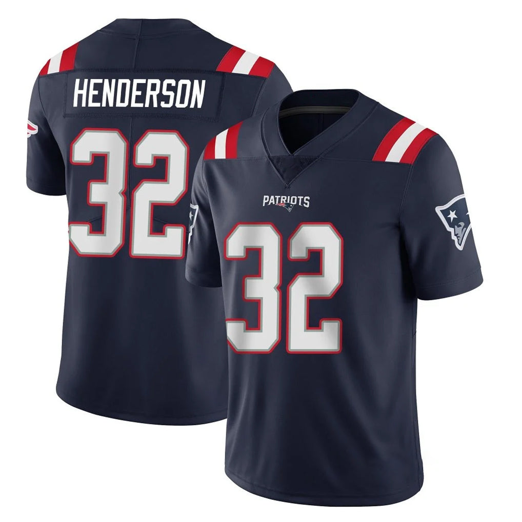 Jdoa NE.Patriots #32 TreVeyon Henderson Player Navy Vapor Untouchable Home Game Stitched Jerseys