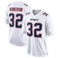Jdoa NE.Patriots #32 TreVeyon Henderson Player White Fashion Limited Home Game Stitched Jerseys