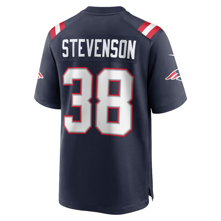 Jdoa NE.Patriots #38 Rhamondre Stevenson Player Navy Home Game Stitched Jerseys