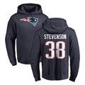 Jdoa NE.Patriots #38 Rhamondre Stevenson Player Navy LOGO Pullover Hoodies Home Game Stitched Jerseys