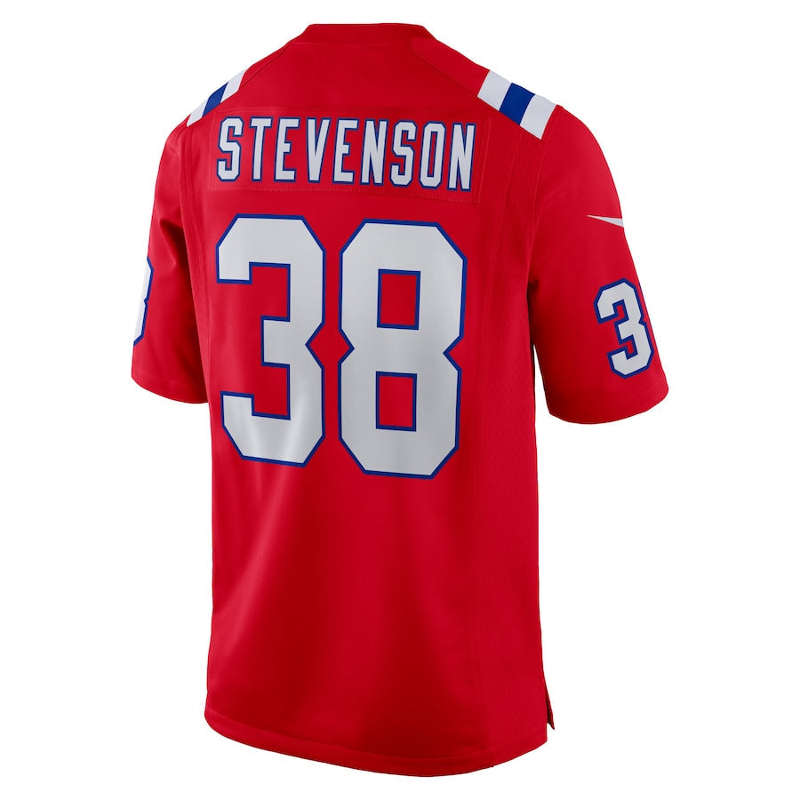 Jdoa NE.Patriots #38 Rhamondre Stevenson Player Red Home Game Stitched Jerseys