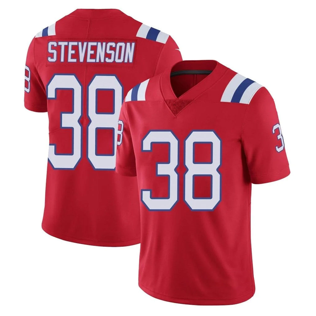 Jdoa NE.Patriots #38 Rhamondre Stevenson Player Red Vapor Untouchable Home Game Stitched Jerseys