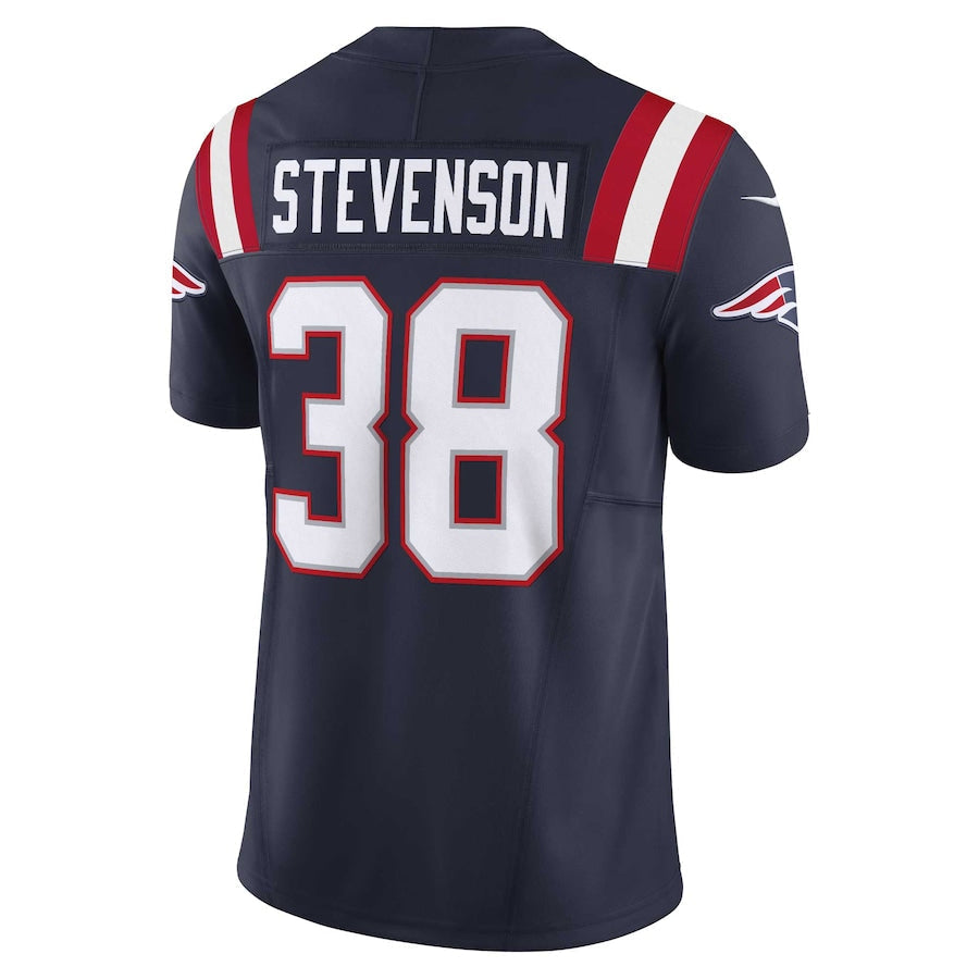 Jdoa NE.Patriots #38 Rhamondre Stevenson Player Vapor F.U.S.E. Limited Navy Stitched Jerseys
