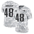 Jdoa NE.Patriots #48 Namdi Obiazor Player Arctic Camo Salute To Service Limited Game Stitched Jerseys