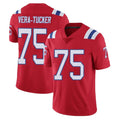 Jdoa NE.Patriots #75 Alijah Vera-Tucker Player Red Vapor Untouchable Home Game Stitched Jerseys