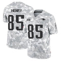 Jdoa NE.Patriots #85 Hunter Henry Player Arctic Camo Salute To Service Limited Game Stitched Jerseys