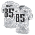 Jdoa NE.Patriots #85 Hunter Henry Player Arctic Camo Salute to Service Limited Stitched Jerseys