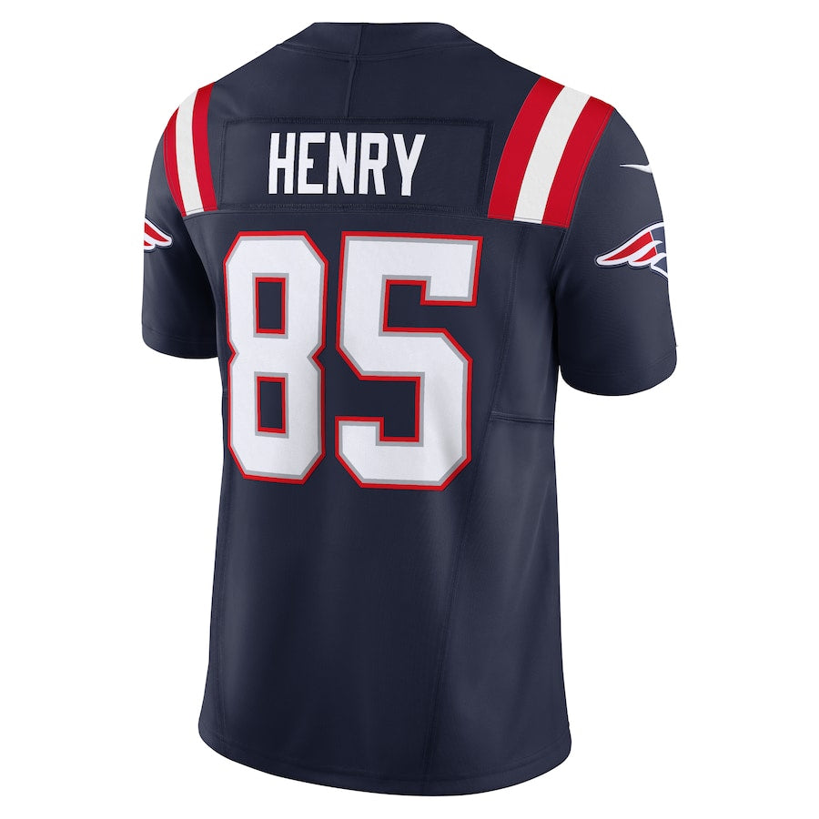 Jdoa NE.Patriots #85 Hunter Henry Player Navy Vapor F.U.S.E. Limited Stitched Jerseys