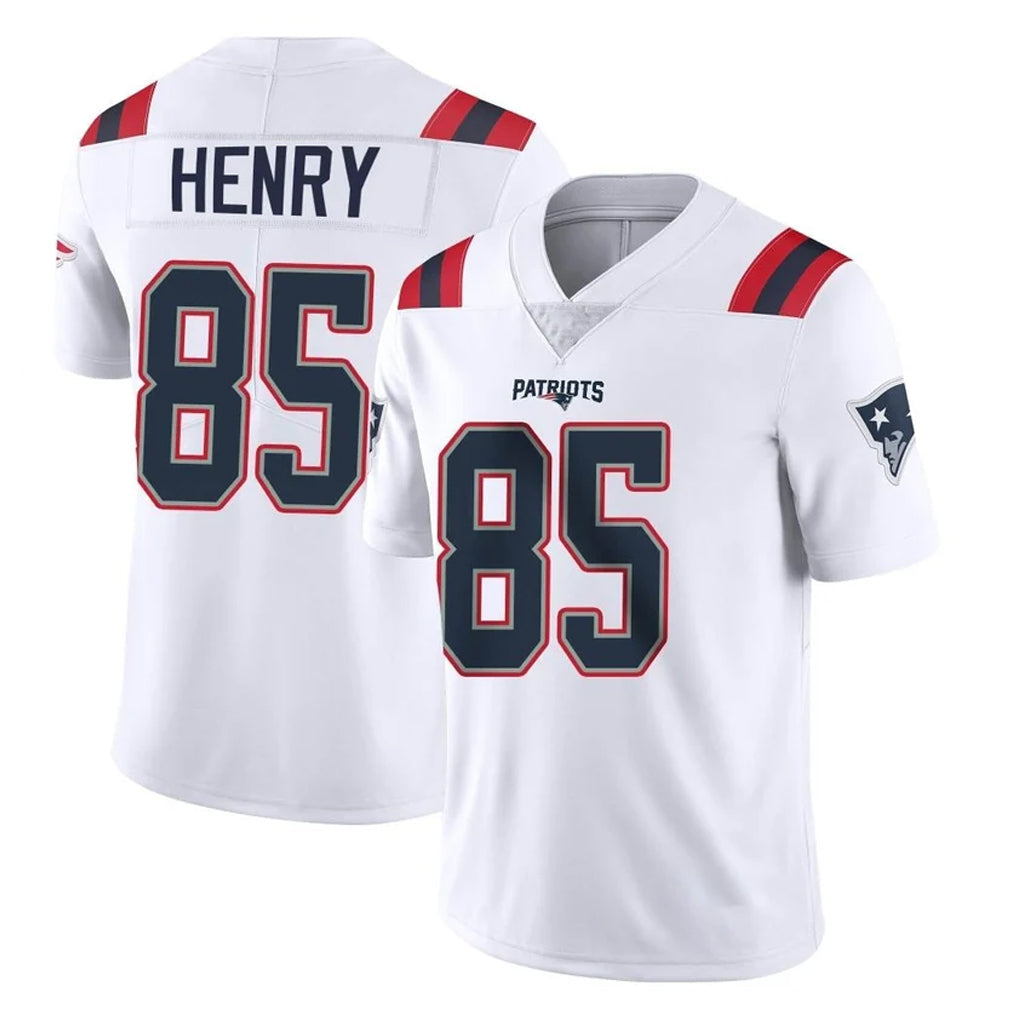 Jdoa NE.Patriots #85 Hunter Henry Player White Vapor Untouchable Home Game Stitched Jerseys