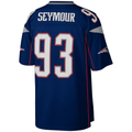 Jdoa NE.Patriots #93 Richard Seymour Mitchell & Ness Navy Legacy Replica Stitched Puhic Jersey
