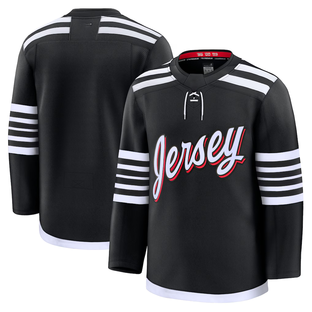 Jdoa N.Jersey Devils Black Alternate Premium Jerseys
