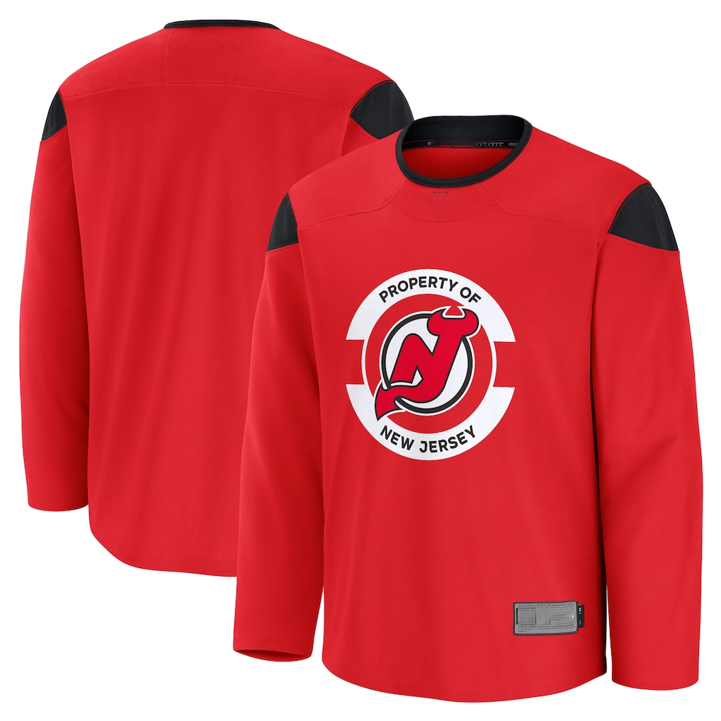 Jdoa N.Jersey Devils Red Practice Jerseys