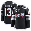 Jdoa N.Jersey Devils #13 Nico Hischier Black Alternate Premium Jerseys