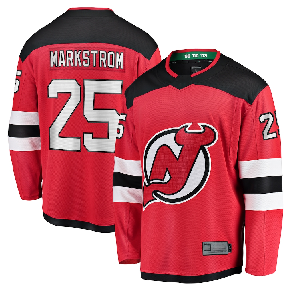 Jdoa N.Jersey Devils #25 Jacob Markstrom Red Home Premier Breakaway Player Jerseys