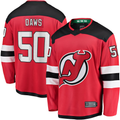Jdoa N.Jersey Devils #50 Nico Daws Red Home Breakaway Player Jerseys