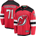 Jdoa N.Jersey Devils #71 Jonas Siegenthaler Red Home Breakaway Player Jerseys