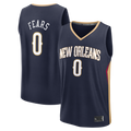 Jdoa NO.Pelicans #0 Jeremiah Fears Navy Fast Break Replica Stitched Jerseys- Icon Edition