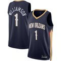 Jdoa NO.Pelicans #1 Zion Williamson Navy Swingman Stitched Jerseys- Icon Edition