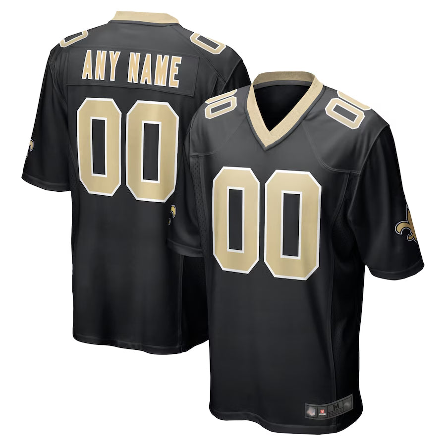 Jdoa Custom NO.Saints Home Replica Game Stitched Jerseys