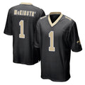 Jdoa NO.Saints #1 Kool-Aid McKinstry Player Black Home Game Stitched Jerseys
