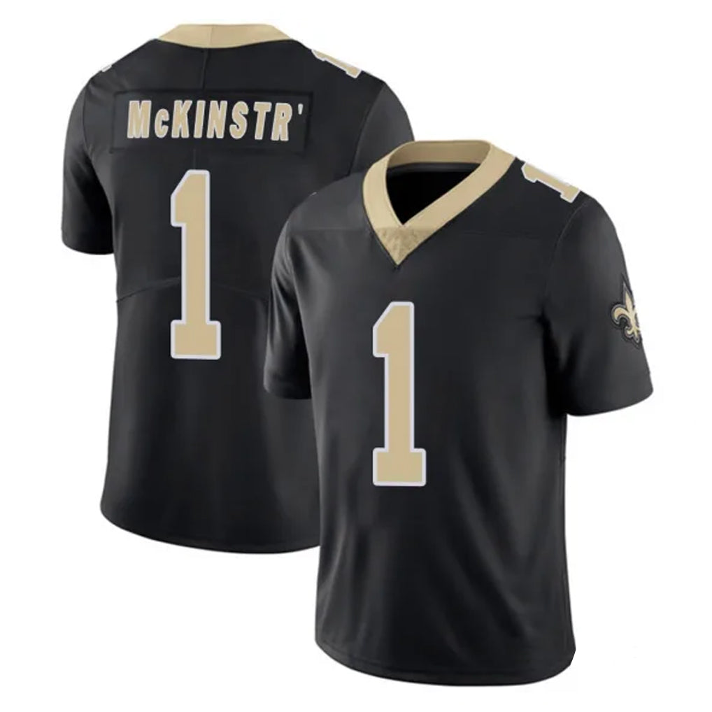 Jdoa NO.Saints #1 Kool-Aid McKinstry Player Black Limited Vapor Untouchable Home Game Stitched Jerseys