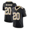 Jdoa NO.Saints #20 Pete Werner Player Black Limited Vapor Untouchable Home Game Stitched Jerseys