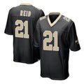Jdoa NO.Saints #21 Justin Reid Player Black Home Game Stitched Jerseys