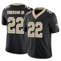 Jdoa NO.Saints #22 Martin Emerson Jr. Player Black Limited Vapor F.U.S.E. Home Game Stitched Jerseys