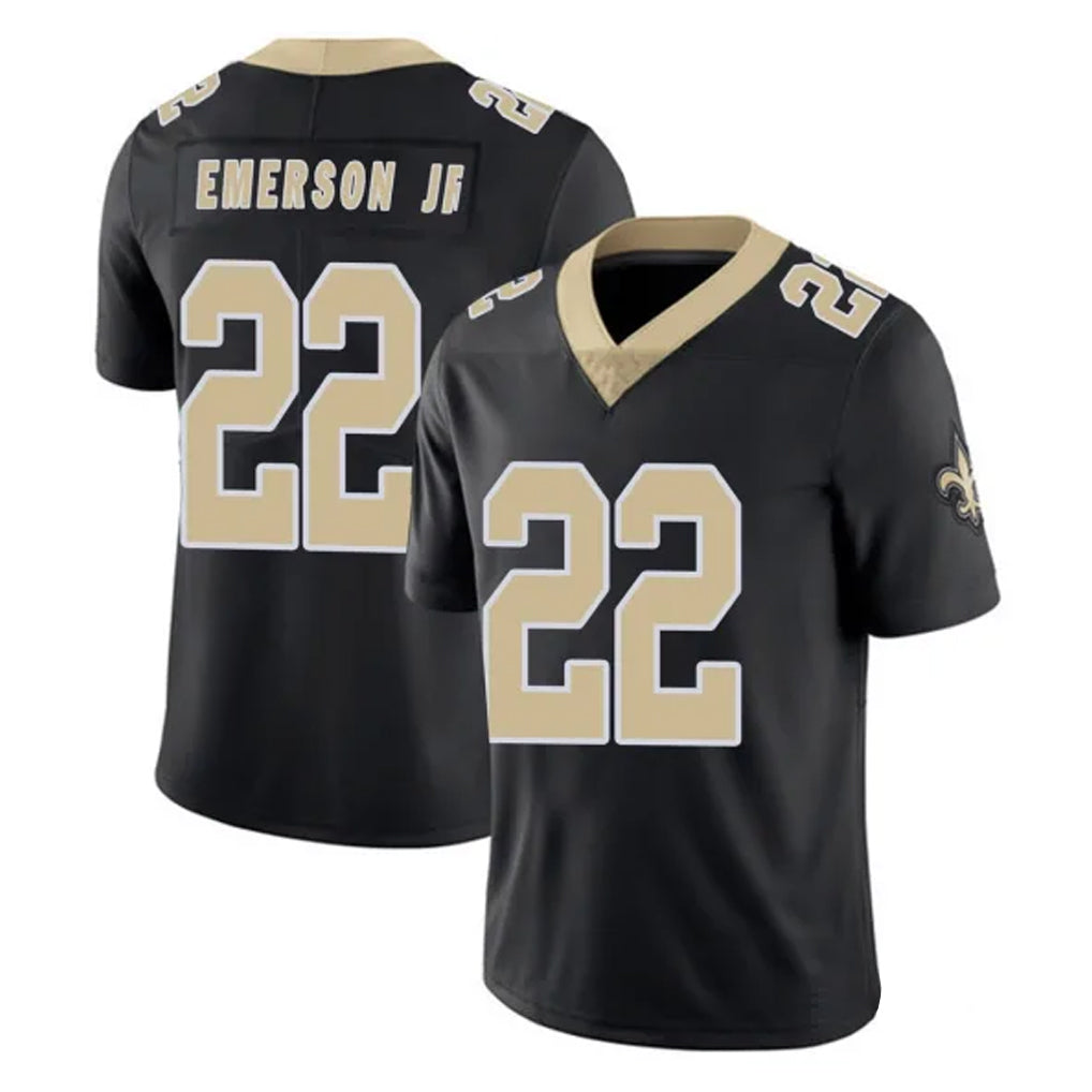 Jdoa NO.Saints #22 Martin Emerson Jr. Player Black Limited Vapor Untouchable Home Game Stitched Jerseys