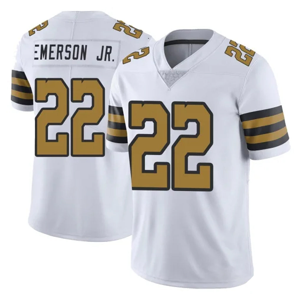 Jdoa NO.Saints #22 Martin Emerson Jr. Player White Limited Color Rush Home Game Stitched Jerseys