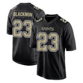 Jdoa NO.Saints #23 Julian Blackmon Player Black Carbon Fashion Home Game Stitched Jerseys