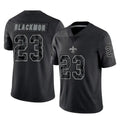 Jdoa NO.Saints #23 Julian Blackmon Player Black Limited Reflective Home Game Stitched Jerseys
